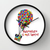 /Foreverwars 10 Disneys Pixars Up! Adventure is Out There! Wall Clock