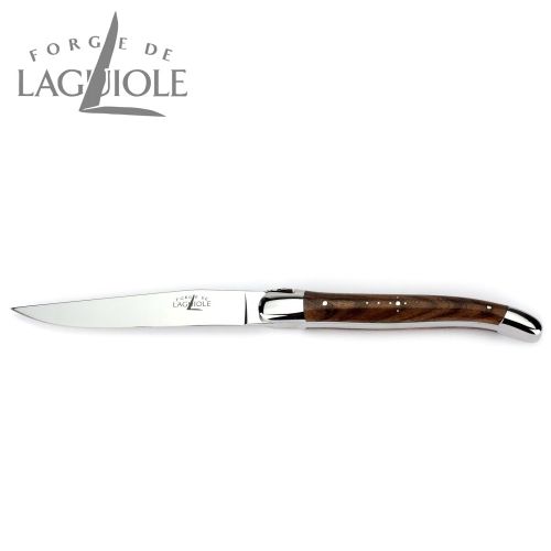  Forge De LaguioleSet of 2from France High-Shine French Table KnifeSteel Handle Walnut