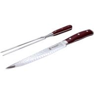 [아마존베스트]HISTORY - Forged In Fire Carving Knife, Fork 2pc set