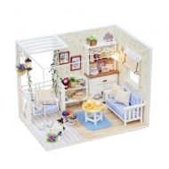 Forgiven-kids toys DIY House Kit 3D Puzzles Handmade Miniature Dollhouse DIY Kit Kitten Diary Dollhouses Accessories Dolls Houses with Furniture & LED Best Birthday Gifts for Women and Girls DIY Gift