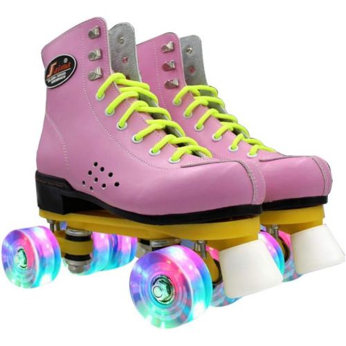  Foride Womens Roller Skates High-top Roller Skates Four-Wheel Roller Skates Roller Skates for Girls/Boys/Adults