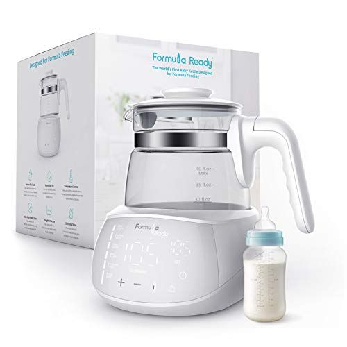  Formula Ready Baby Water Kettle- One Button Boil Cool Down and Keep Warm at Perfect Baby Bottle Temperature 24/7 - Dispense Warm Water Instantly- Replace Traditional Baby Bottle Wa