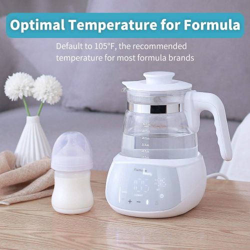  Formula Ready Baby Water Kettle- One Button Boil Cool Down and Keep Warm at Perfect Baby Bottle Temperature 24/7 - Dispense Warm Water Instantly- Replace Traditional Baby Bottle Wa