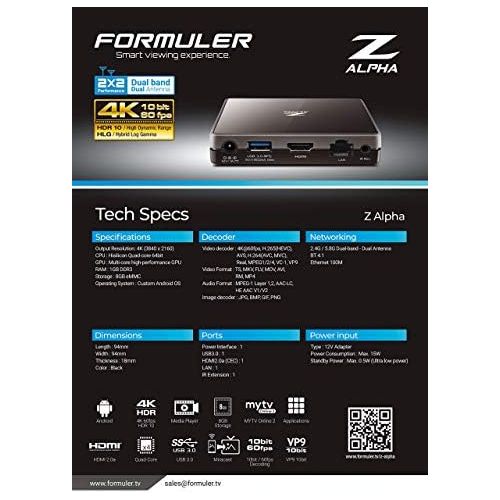  [아마존베스트]-Service-Informationen Form Z Alpha 4K Ultra HD Android