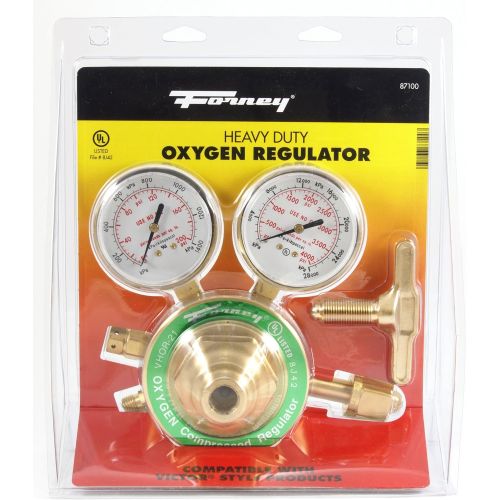  Forney 87100 Oxygen Regulator, Heavy Duty, Victor Style