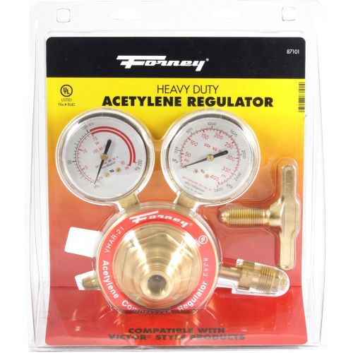  Forney 87101 Acetylene Regulator, Heavy Duty, Victor Style