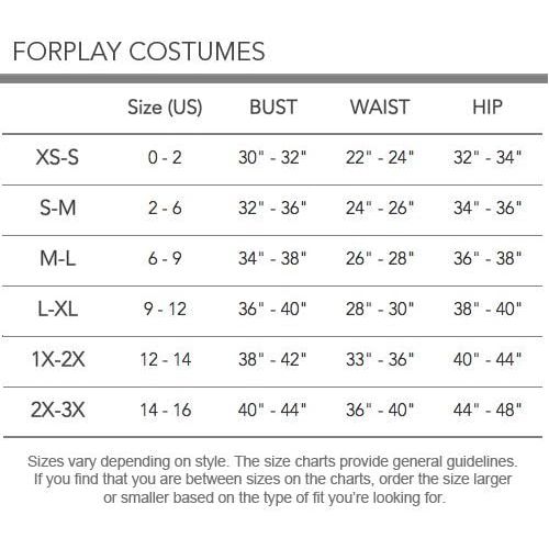  할로윈 용품Forplay Costumes Bad To The Bone Bodysuit with Screenprint and Legwarmers