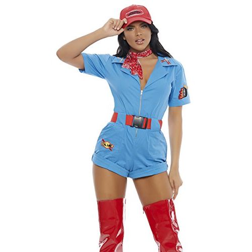  할로윈 용품Forplay Womens Pitstop Hottie Adult Sized Costumes