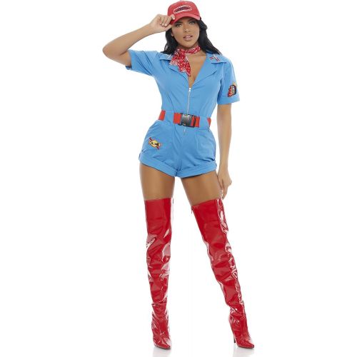  할로윈 용품Forplay Womens Pitstop Hottie Adult Sized Costumes