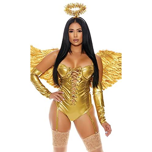  할로윈 용품Forplay womens Heaven Sent Sexy Angel Costume
