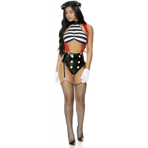  할로윈 용품Forplay womens Speechless Sexy Mime Costume