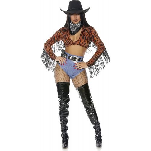  할로윈 용품Forplay womens Round Em Up Sexy Cowgirl Costume