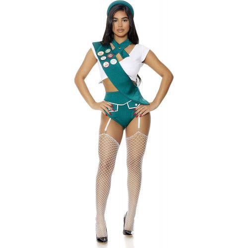  할로윈 용품Forplay womens Scout Me Out Sexy Girl Scout Costume