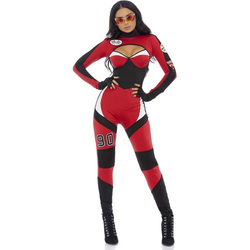  할로윈 용품Forplay womens Green Light Sexy Motocross Costume