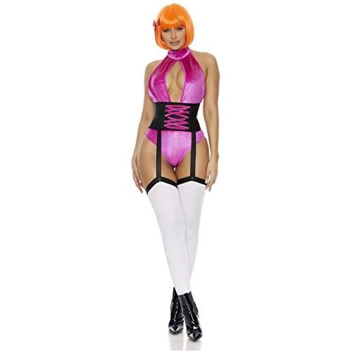  할로윈 용품Forplay womens 3pc. Sexy Cartoon Superhero Character Costume