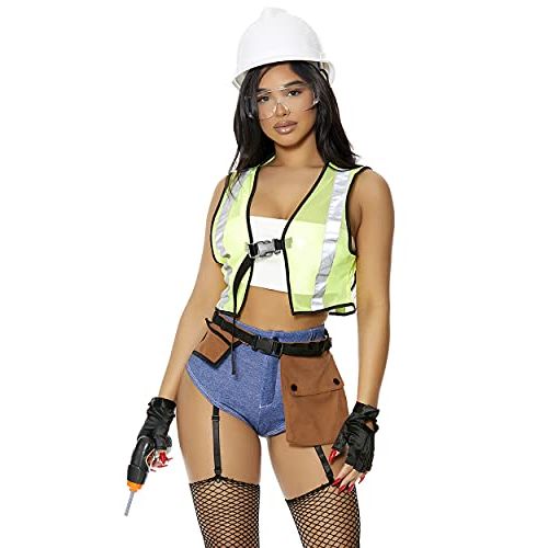  할로윈 용품Forplay Womens Under Construction Sexy Construction Worker Costume