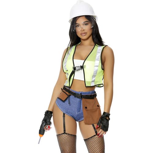  할로윈 용품Forplay Womens Under Construction Sexy Construction Worker Costume