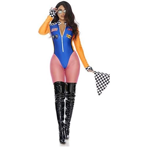  할로윈 용품Forplay womens 4pc. Sexy Racer Costume