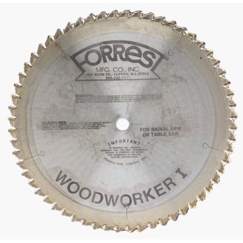  Forrest WW09607100 Woodworker I 9-Inch 60 Tooth ATB General Purpose Saw Blade with 58-Inch Arbor