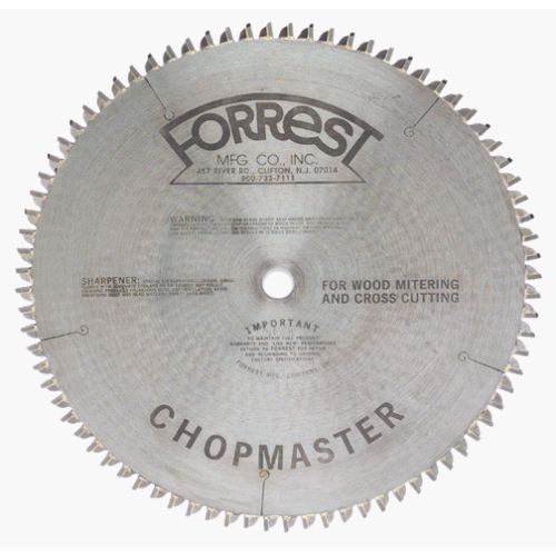  Forrest CM07H606100 Chopmaster 7-1/2-Inch 60 Tooth 5/8-Inch Arbor 3/32-Inch Kerf Circular Saw Blade