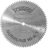 Forrest DH07Q607100 Duraline 7-1/4-Inch 60 Tooth TCG Melamine and Plywood Cutting Saw Blade with 5/8-Inch and Diamond Knockout Arbor