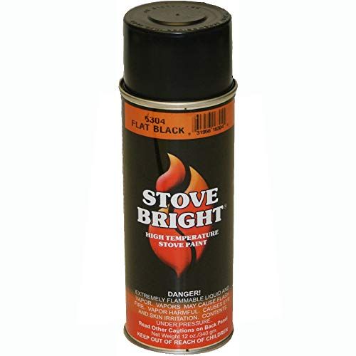  Forrest Paint Stove Bright 6304 Stove Bright High Temperature Flat Black Stove Paint