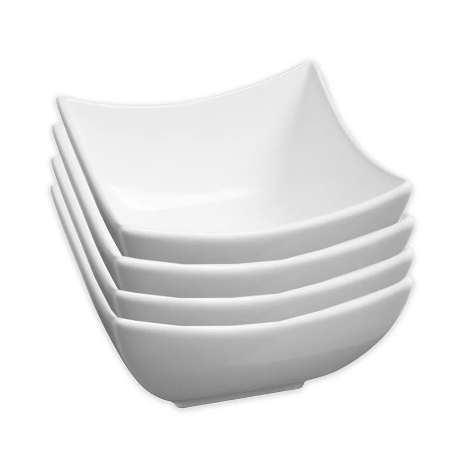 Fortessa Accentz Fiji 5.75-Inch Square Bowls (Set of 4)