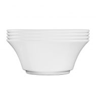 Fortessa Accentz 6-Inch Flared Bowls in White (Set of 4)