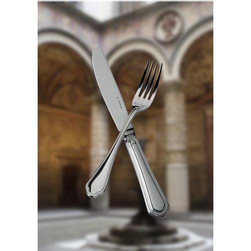  Fortessa Medici 1810 Stainless Steel Flatware Table Spoon, Set of 12