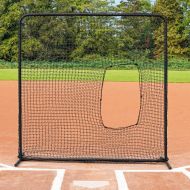 Fortress Softball Screen - Pitching Net & Frame to Perfect Your Batting Technique Baseball Practice Gear Baseball Solo or Team Training Equipment Baseball Batting Practice