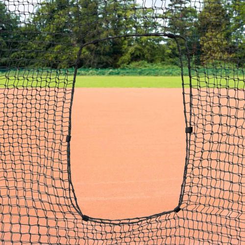  Fortress Softball Screen - Pitching Net & Frame to Perfect Your Batting Technique Baseball Practice Gear Baseball Solo or Team Training Equipment Baseball Batting Practice