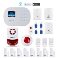 GSM 3G/4G WiFi Security Alarm System-S6 Titan Deluxe Pet Kit Wireless DIY Home and Business Security System Kit by Fortress Security Store- Easy to Install Security Alarm