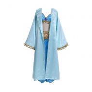 Fortunehouse Womens Princess Halloween Costume Dress for Adult Princess Cosplay with Cloak