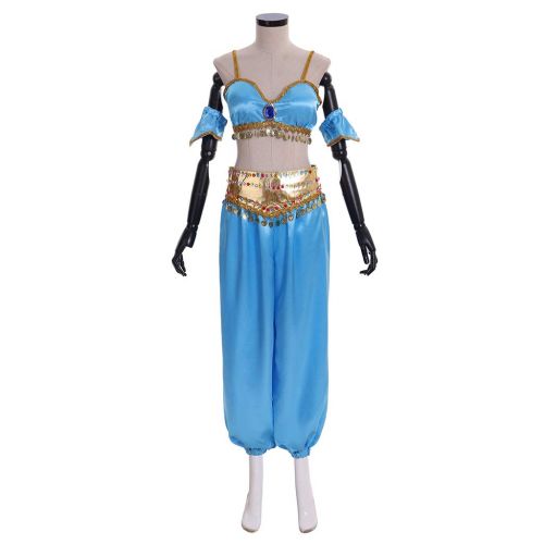  Fortunehouse Womens Princess Halloween Costume Dress for Adult Princess Cosplay with Cloak