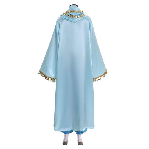  Fortunehouse Womens Princess Halloween Costume Dress for Adult Princess Cosplay with Cloak