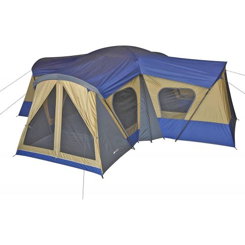  fortunershop Family Cabin Tent 14 Person Base Camp 4 Rooms Hiking Camping Shelter Outdoor