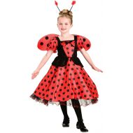 Forum Novelties Lady Bug Princess Costume, Childs Large