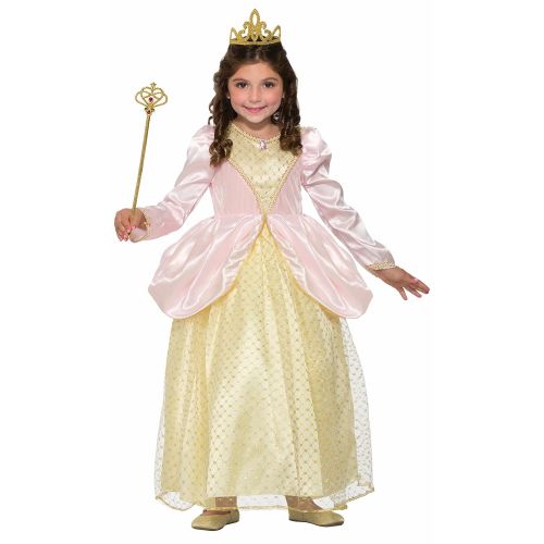  Forum Novelties Girls Gilded Rose Princess Costume, Pink, Medium