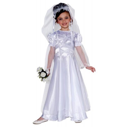  Forum Novelties Little Bride Wedding Belle Child Costume Dress and Veil, Toddler
