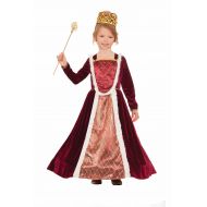 Forum Novelties Royal Medieval Queen Red Renaissance Princess Dress Fairy Tale Girls Costume