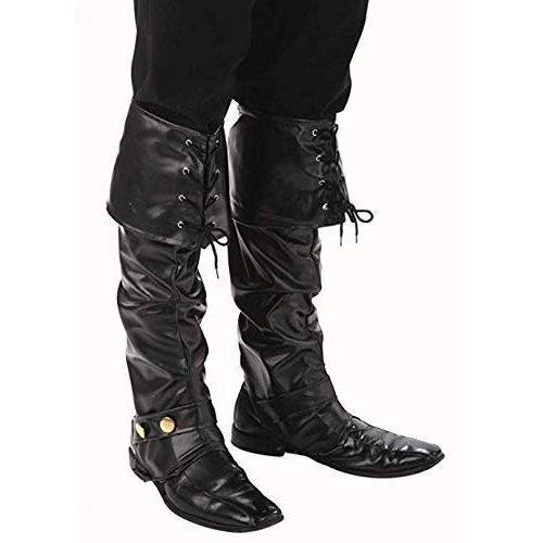  Forum Novelties Mens Deluxe Adult Pirate Boot Covers with Studs