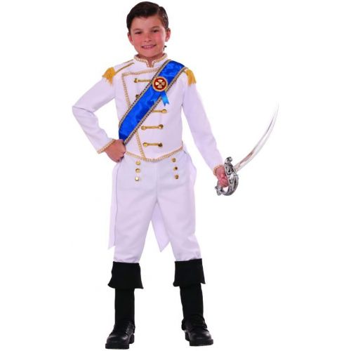  Forum Novelties Kids Happily Ever After Prince Costume, White, Small