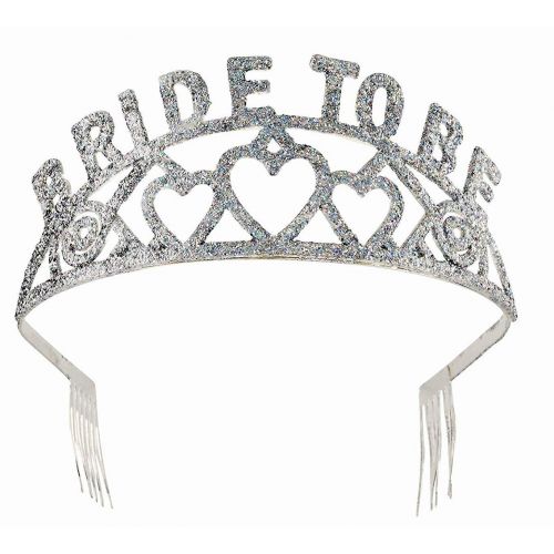  Forum Novelties Glitter Tiara (Bride to Be)