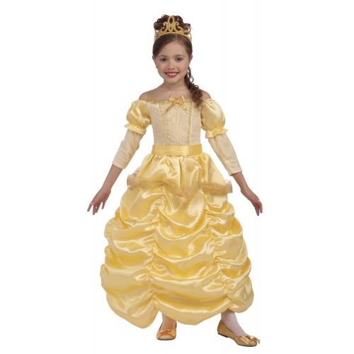  Forum Novelties Child’s Beautiful Princess Costume, Gold, Large