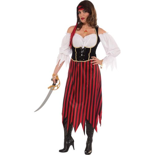  할로윈 용품Forum Novelties Plus Size Pirate Maiden Costume