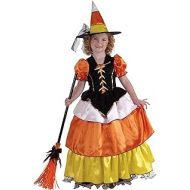 Forum Novelties Candy Corn Witch Costume, Childs Small