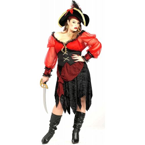  할로윈 용품Forum Novelties Womens Plus-Size Buccaneer Beauty Plus Size Pirate Costume