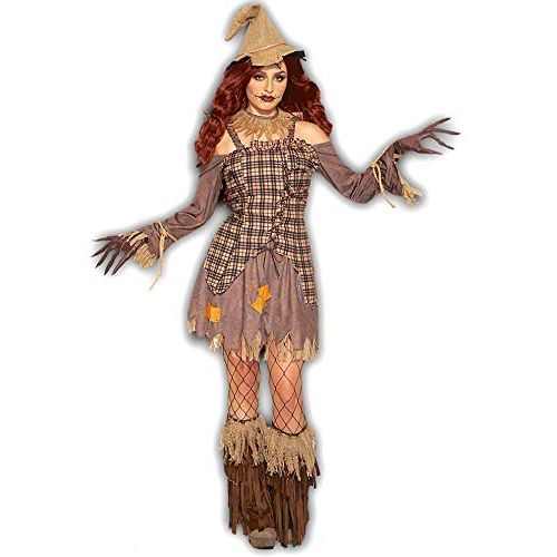  할로윈 용품Forum Novelties Forum Womens Harvest Scarecrow, Brown, Standard