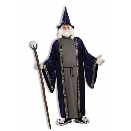  할로윈 용품Forum Novelties Mens Wizard Adult Costume, Purple