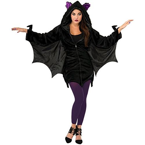  할로윈 용품Forum Novelties Womens Black Cat Hoodie Zip Jacket Adult Size Costume